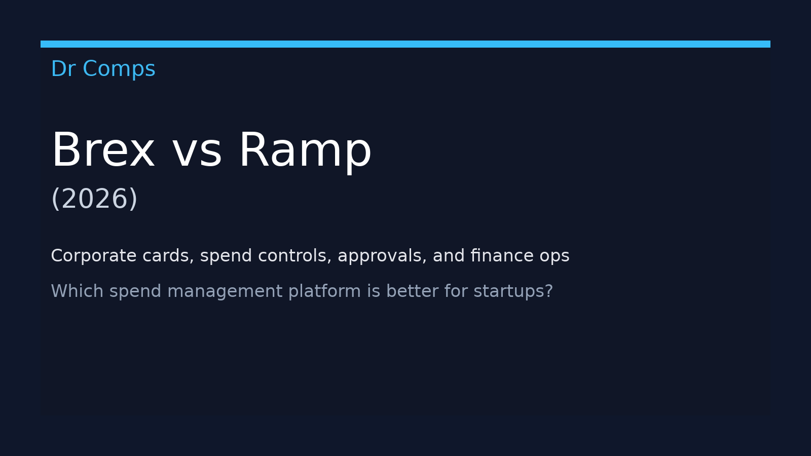 Brex vs Ramp (2026) featured image