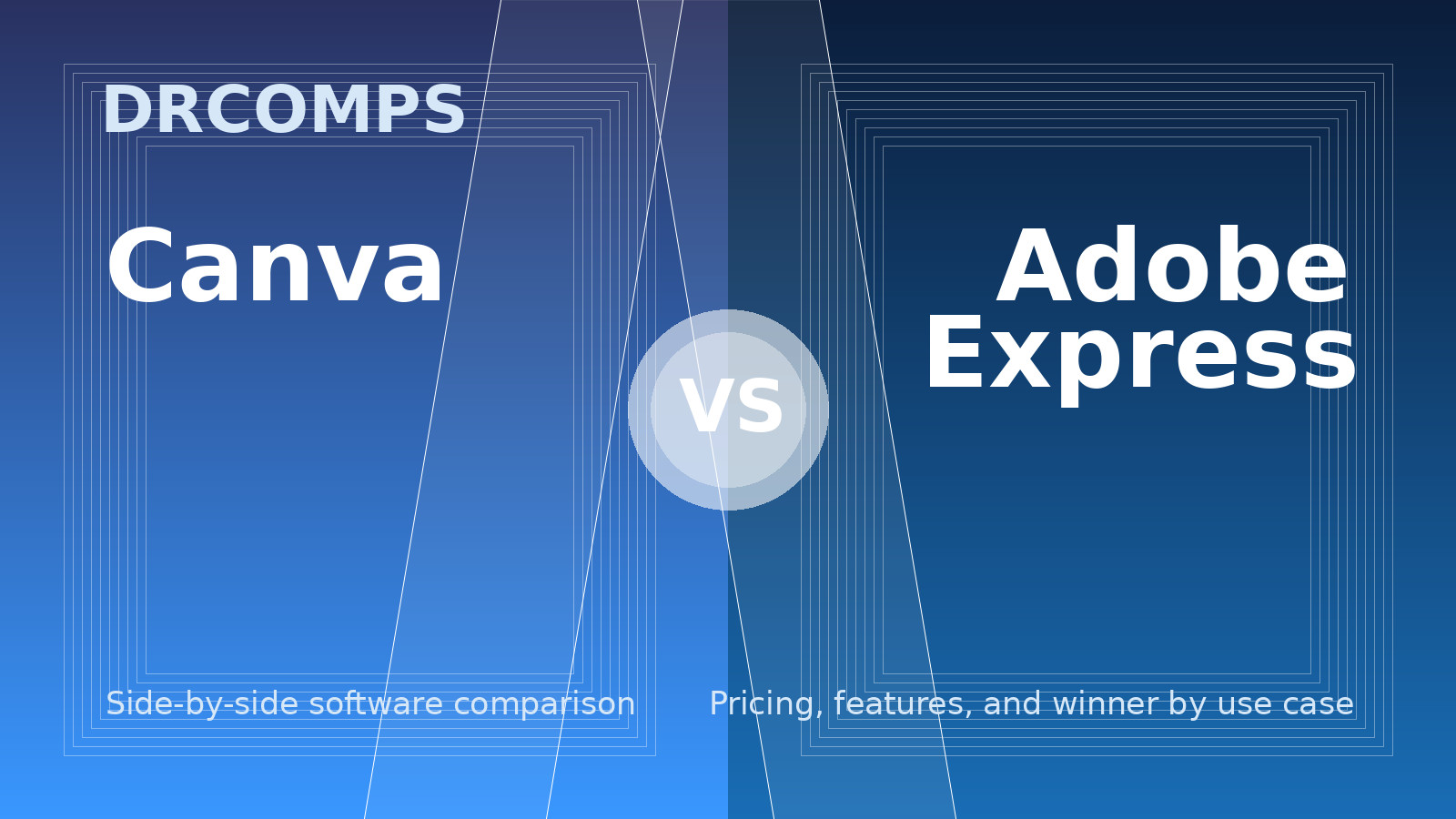 Comparison: Canva vs Adobe Express - pricing, features, winner by use case.