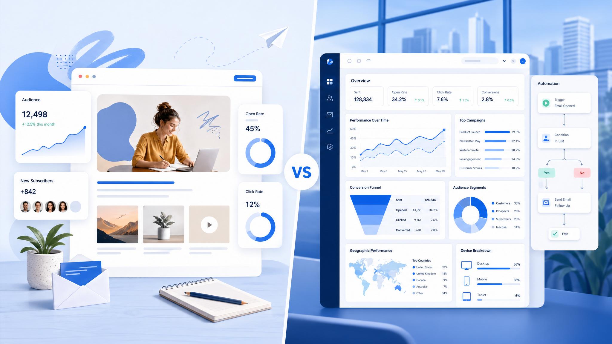 ConvertKit vs Mailchimp (2026) featured image