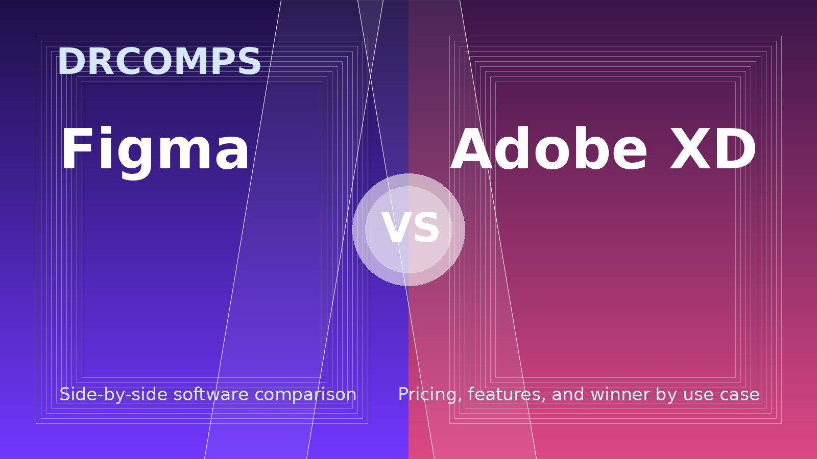 Figma vs Adobe XD: side-by-side software comparison for pricing, features, and use cases.