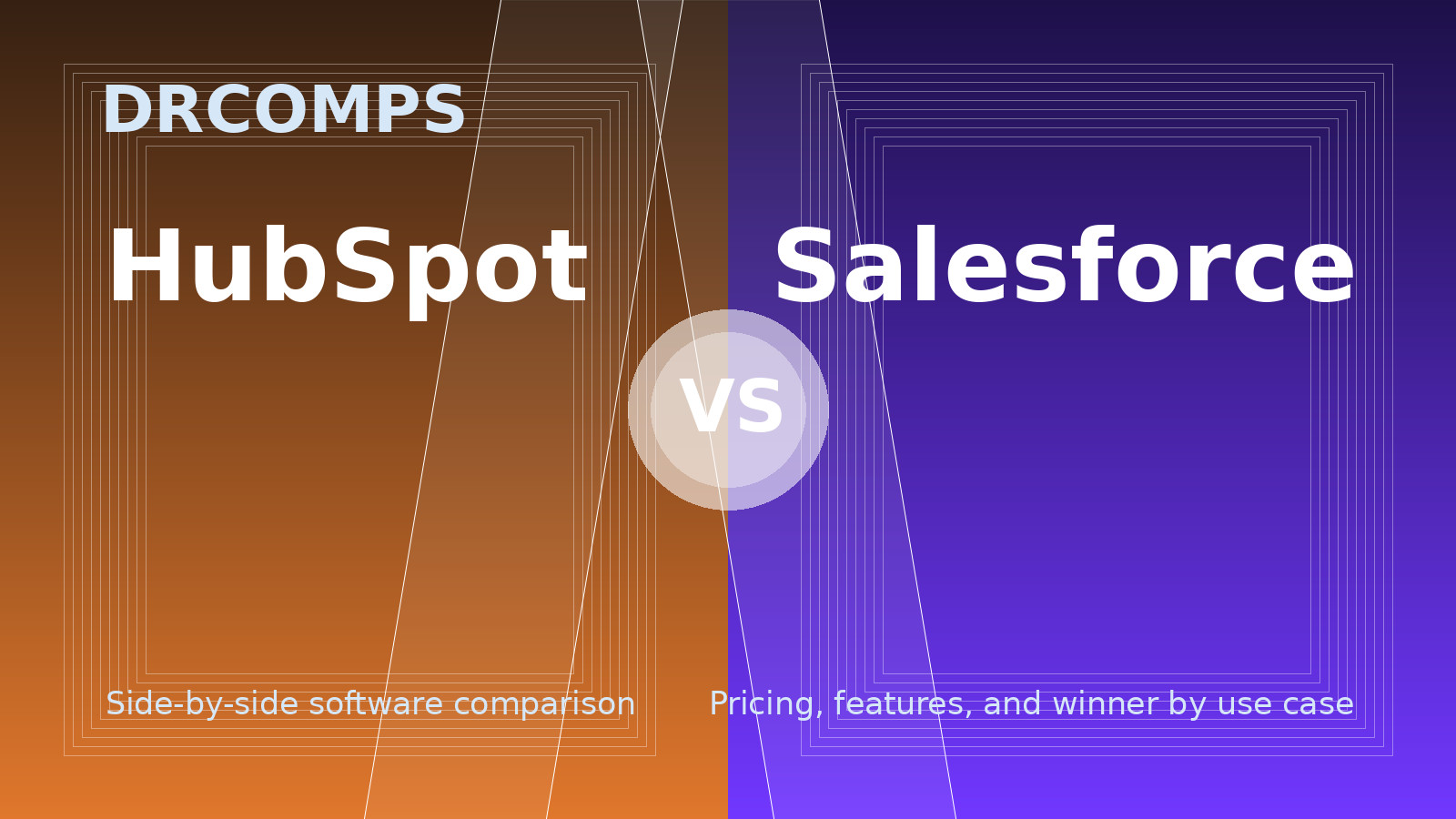 HubSpot vs Salesforce: Side-by-side software comparison with pricing and features.