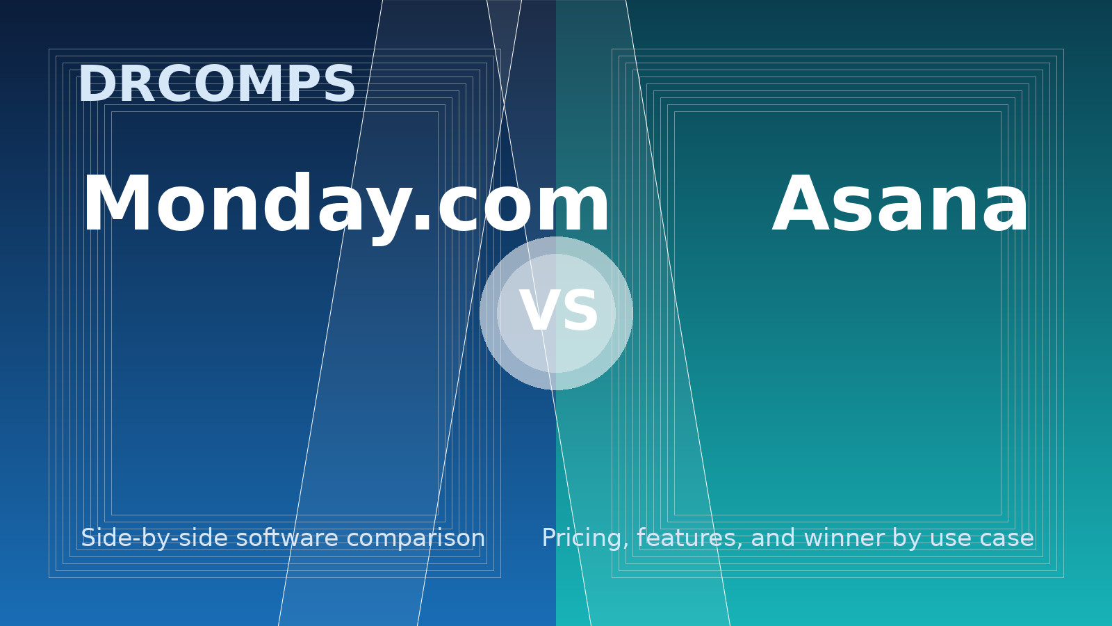 Comparison of Monday.com vs Asana software features and pricing.