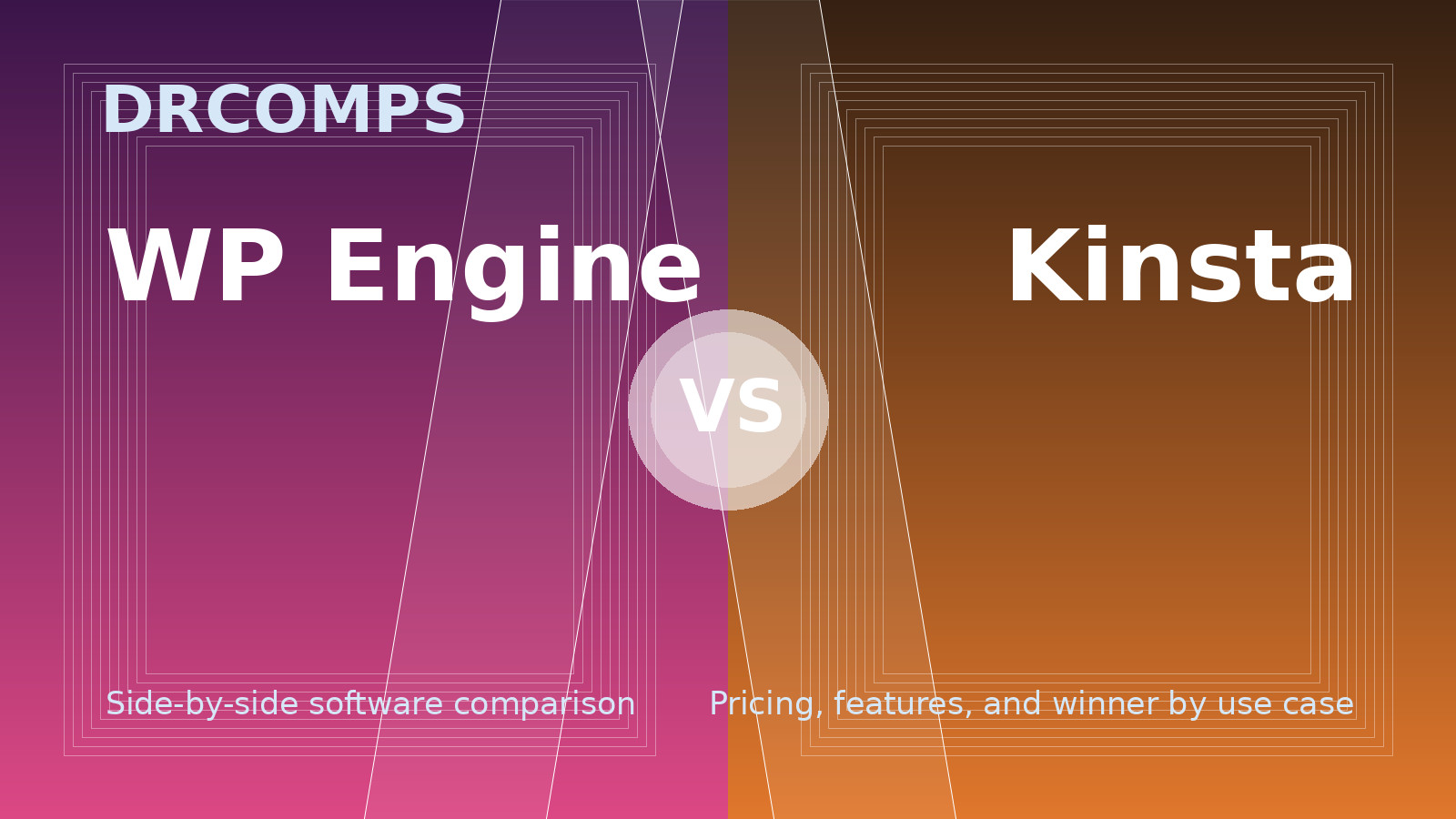 WP Engine vs Kinsta: Side-by-side software comparison on pricing, features, and use case.