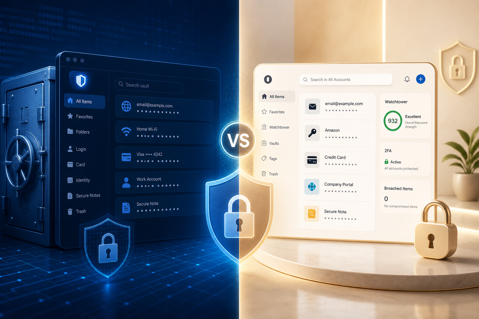 Bitwarden vs 1Password (2026) featured image