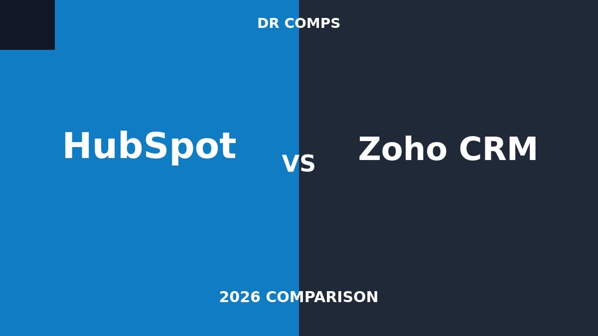 HubSpot vs Zoho CRM (2026) featured image