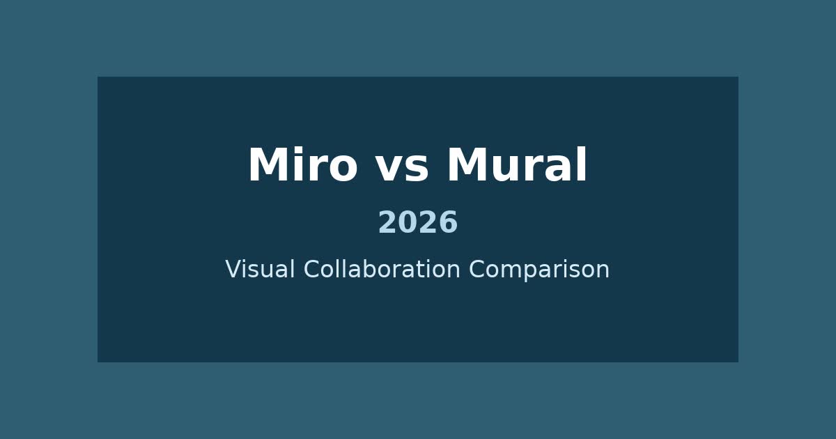 Miro vs Mural (2026): Which Visual Collaboration Platform Is Better for Teams?