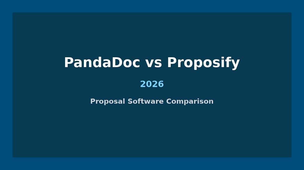 PandaDoc vs Proposify (2026) featured image