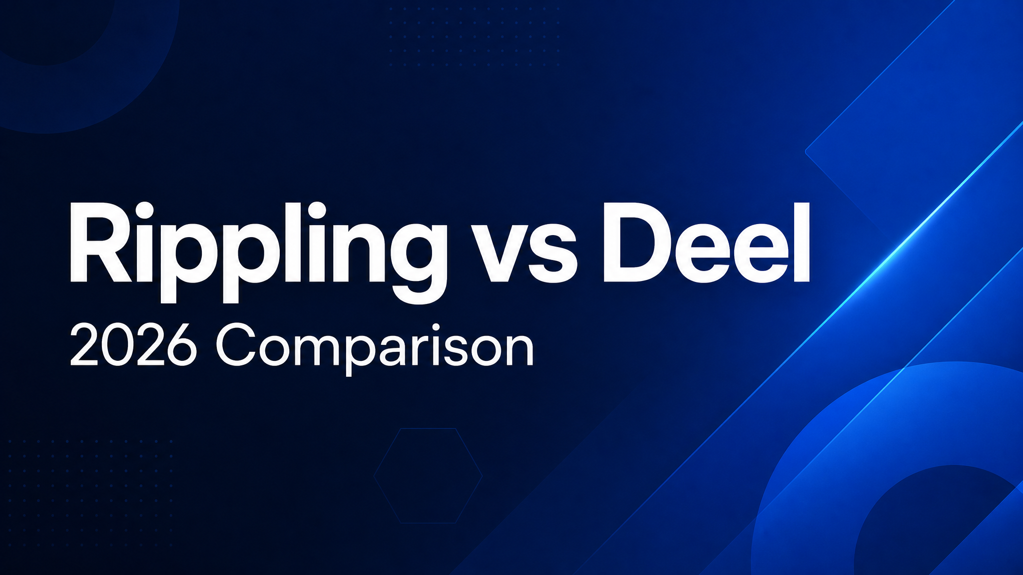 Rippling vs Deel (2026) featured image