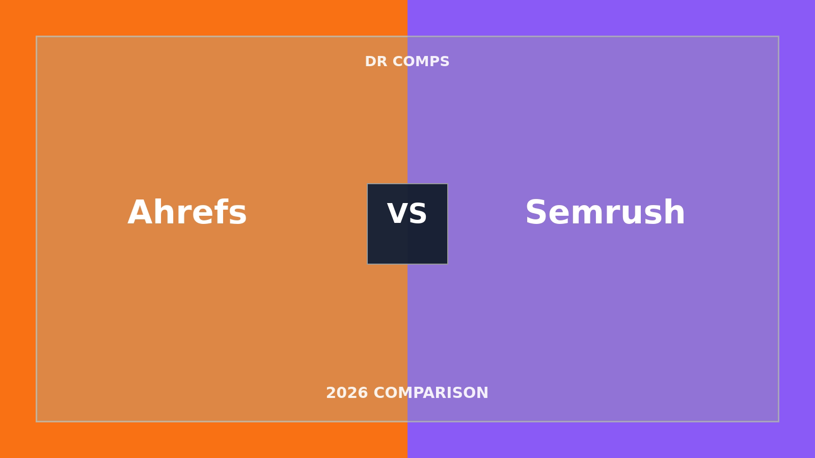 Ahrefs vs Semrush (2026) featured image