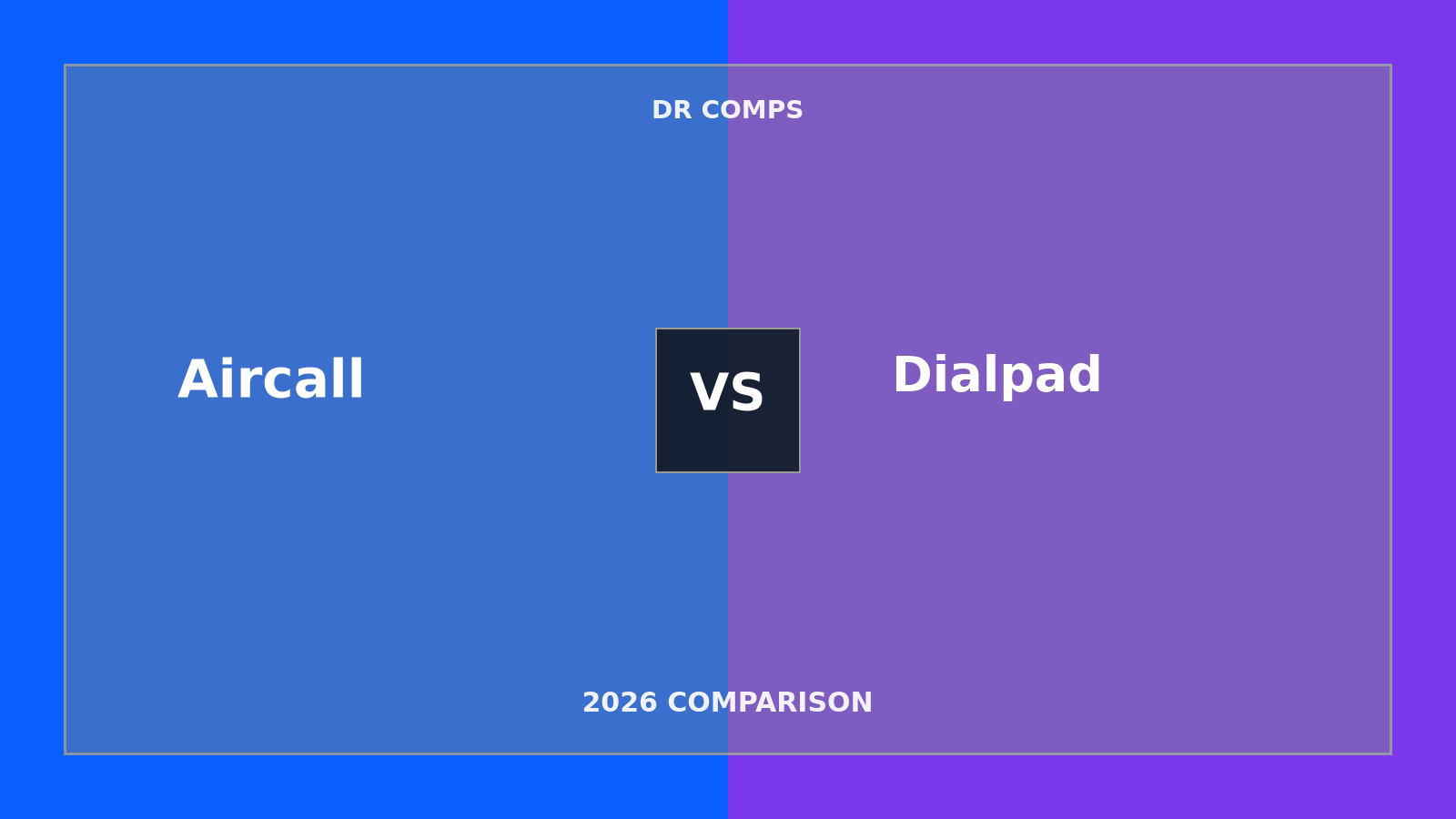 Aircall vs Dialpad (2026) featured image