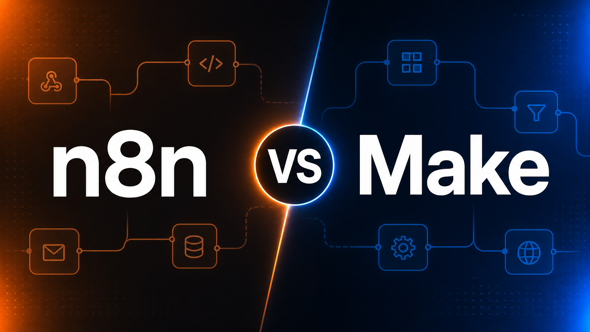n8n vs Make (2026) featured image