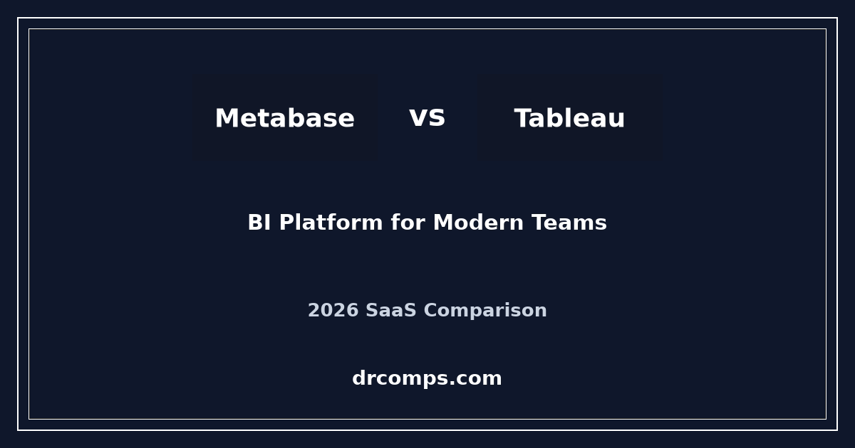 Metabase vs Tableau (2026) featured image