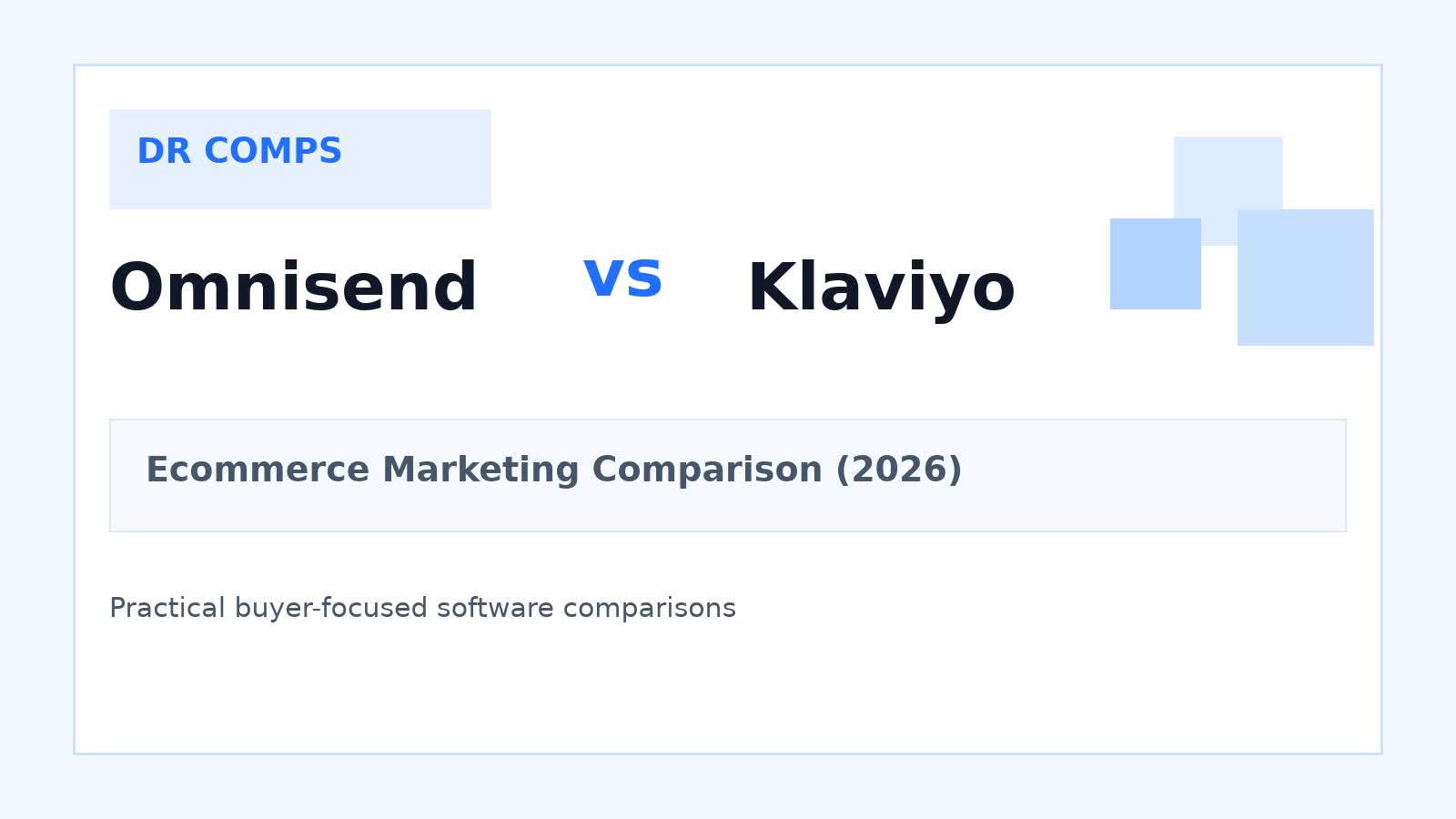 Omnisend vs Klaviyo (2026) featured image