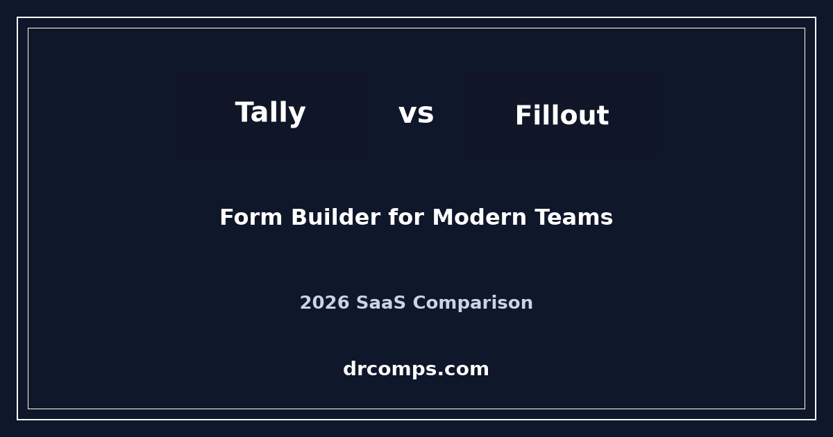 Tally vs Fillout (2026) featured image