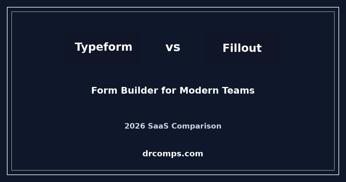Typeform vs Fillout (2026) featured image