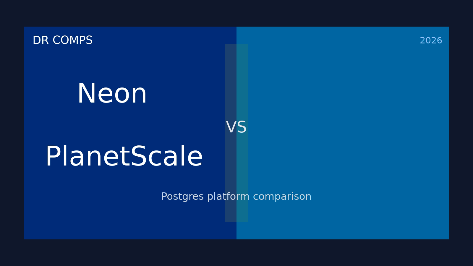 Neon vs PlanetScale (2026) featured image